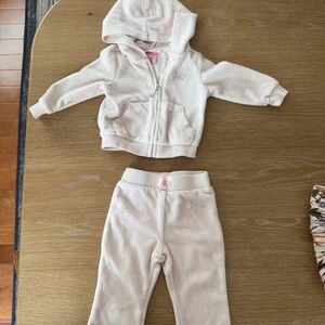Juicy Couture Light Pink Kids Sweatpants & Hoodie Set